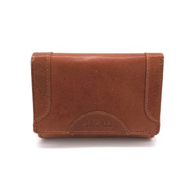 Dámská kožená peněženka Segali SG-7196 B hnědá