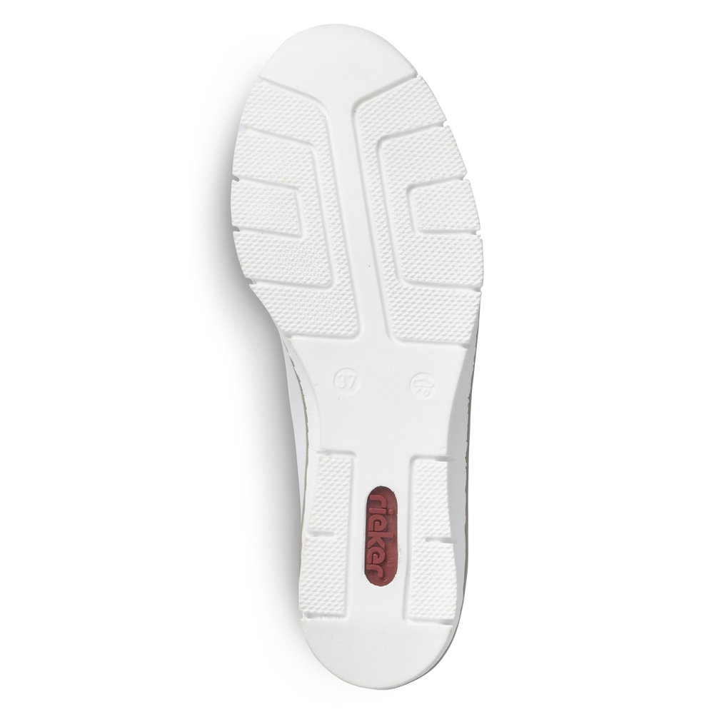 detail Dámské polobotky Rieker 53701-80 bílá