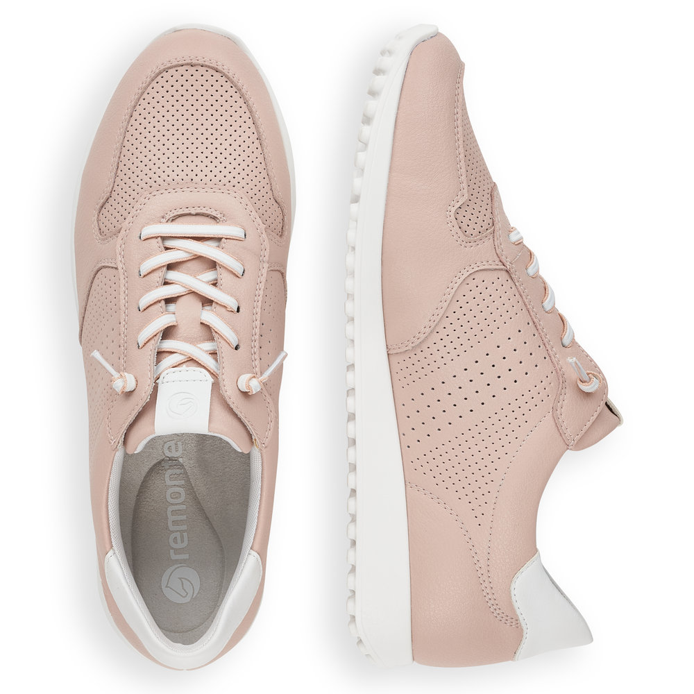 detail Dámské kožené tenisky Remonte D3100-31 růžová