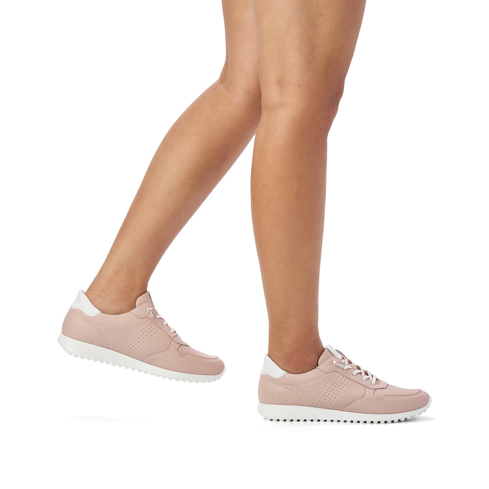 detail Dámské kožené tenisky Remonte D3100-31 růžová