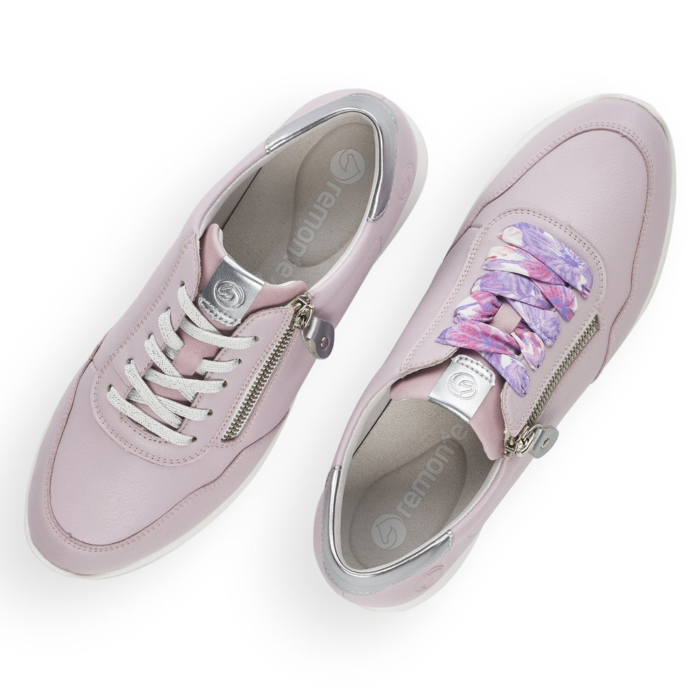 detail Dámské kožené tenisky Remonte D3101-30 růžová