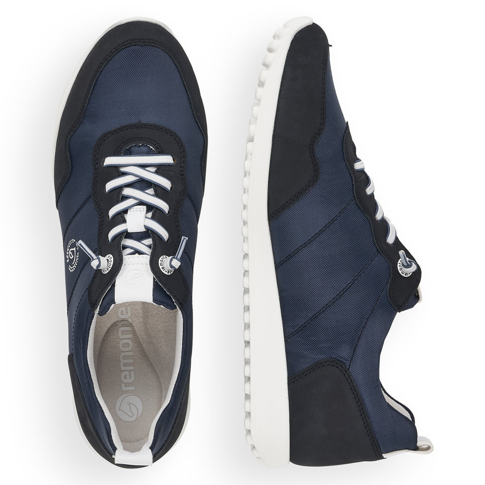 detail Dámské kožené tenisky Remonte D3102-14 modrá