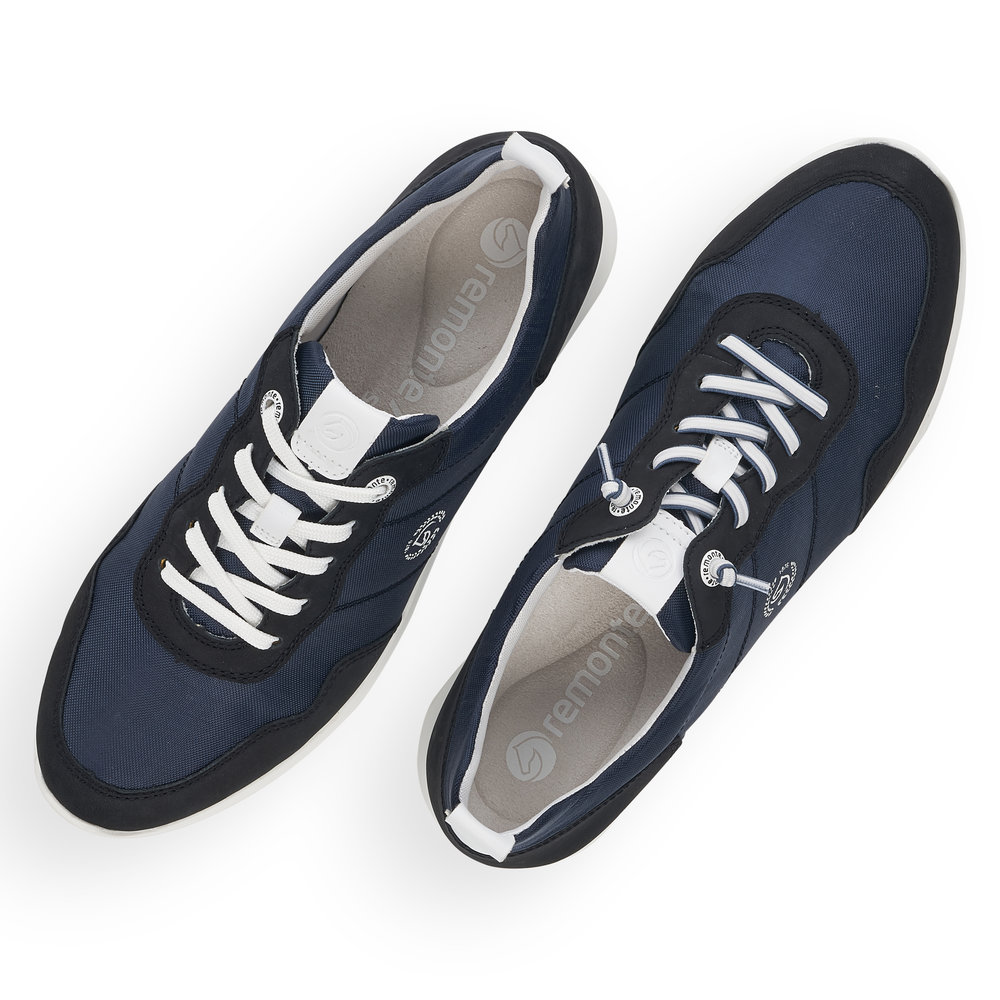 detail Dámské kožené tenisky Remonte D3102-14 modrá