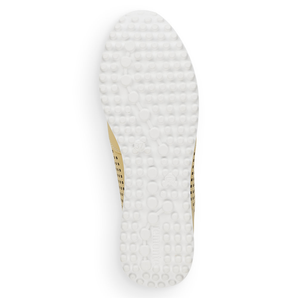 detail Dámské kožené tenisky Remonte D3103-68 žlutá