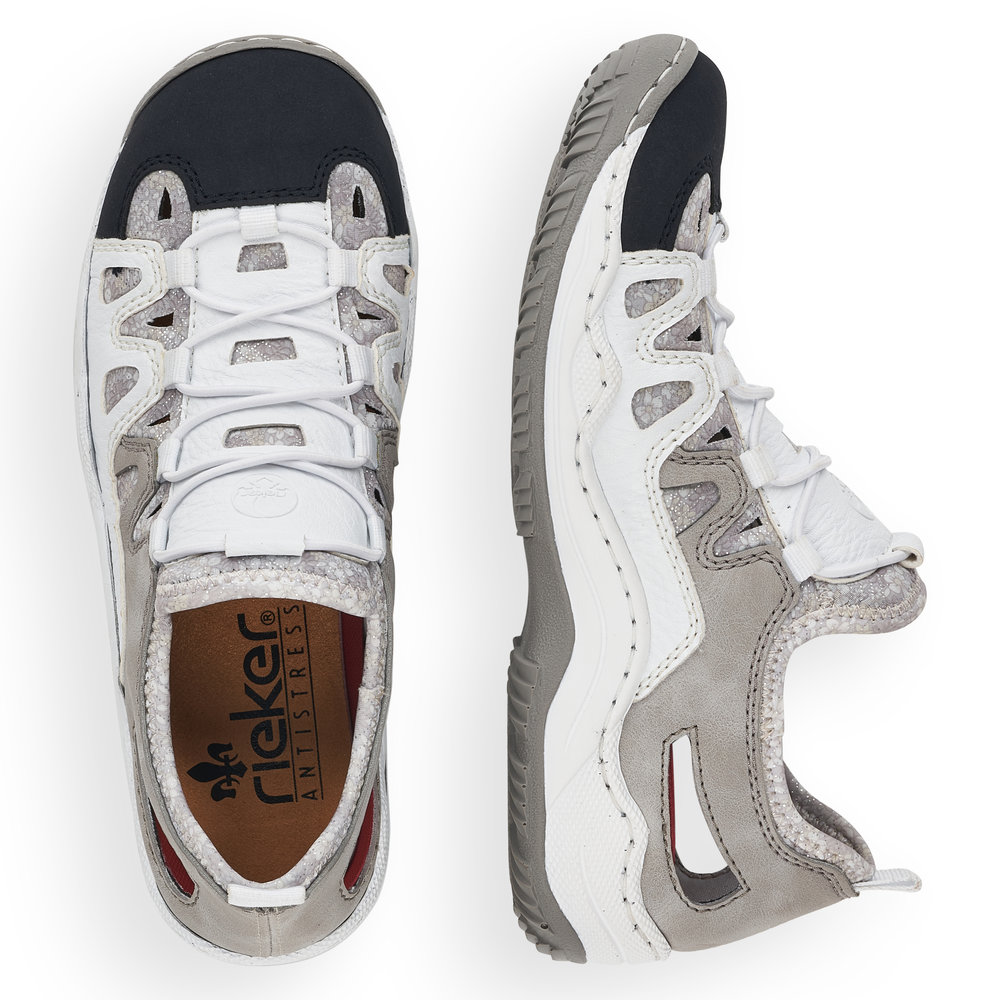 detail Dámské tenisky Rieker L0539-80 bílá