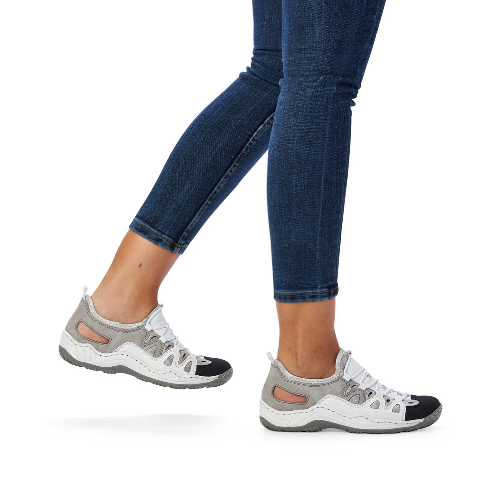 detail Dámské tenisky Rieker L0539-80 bílá