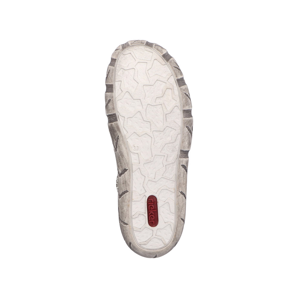 detail Dámské kožené tenisky Rieker L0355-80 bílá