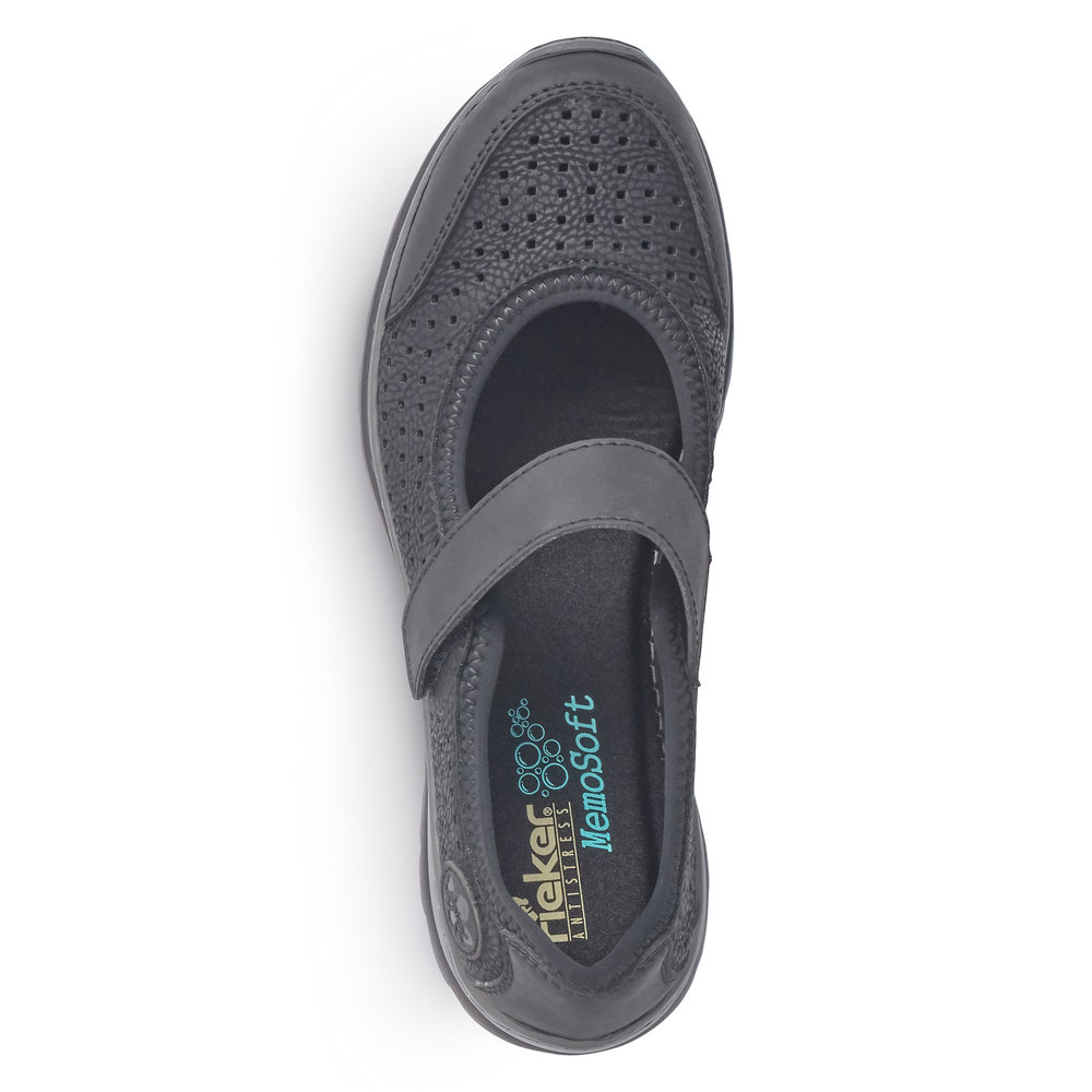 detail Dámské polobotky Rieker L32B5-00 černá