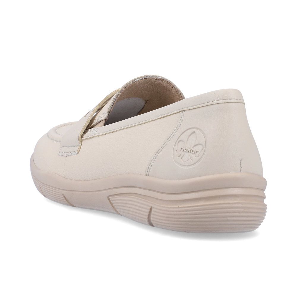 detail Dámské mokasíny Rieker L7455-60 béžová