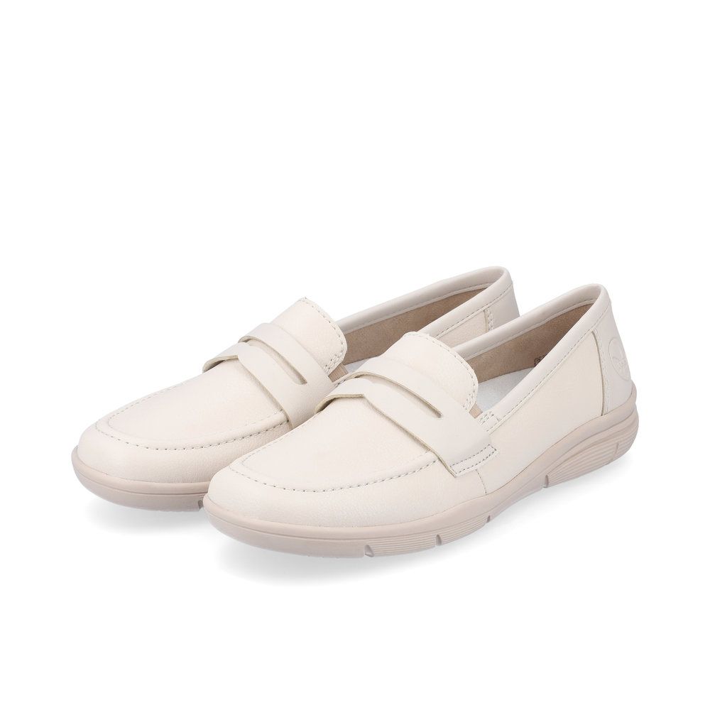 detail Dámské mokasíny Rieker L7455-60 béžová