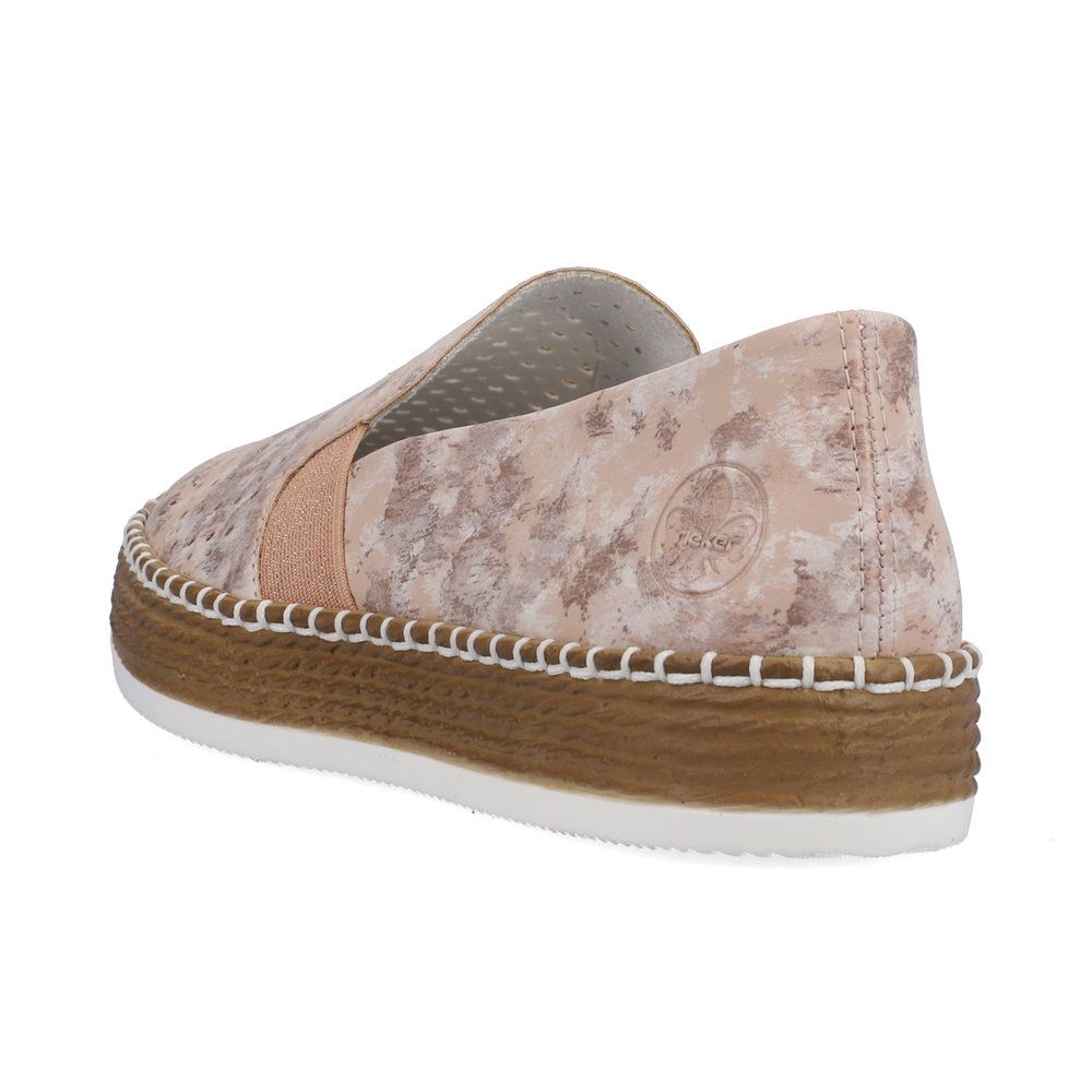 detail Dámské mokasíny Rieker L7852-31 růžová