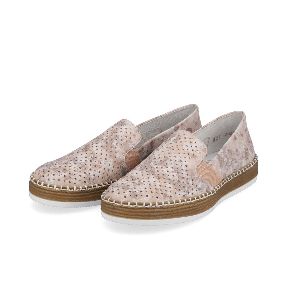 detail Dámské mokasíny Rieker L7852-31 růžová