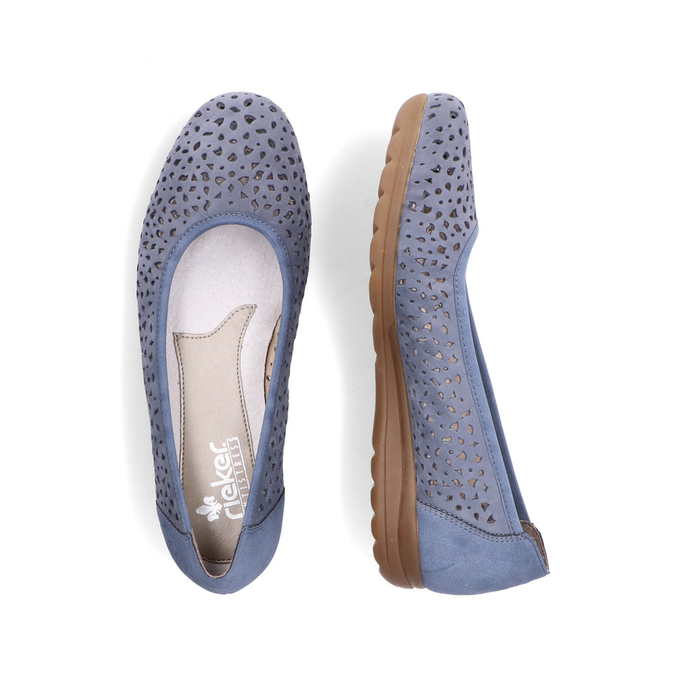 detail Dámské baleríny Rieker L9365-14 modrá