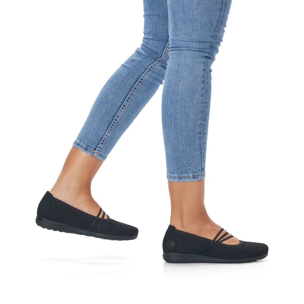 detail Dámské baleríny Rieker L9369-00 černá