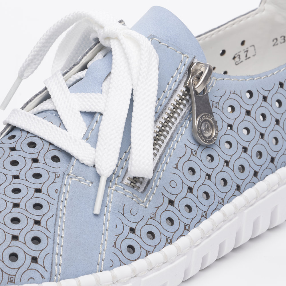 detail Dámské polobotky Rieker M2300-10 modrá