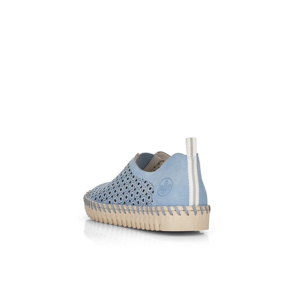 detail Dámské polobotky Rieker N1963-10 modrá