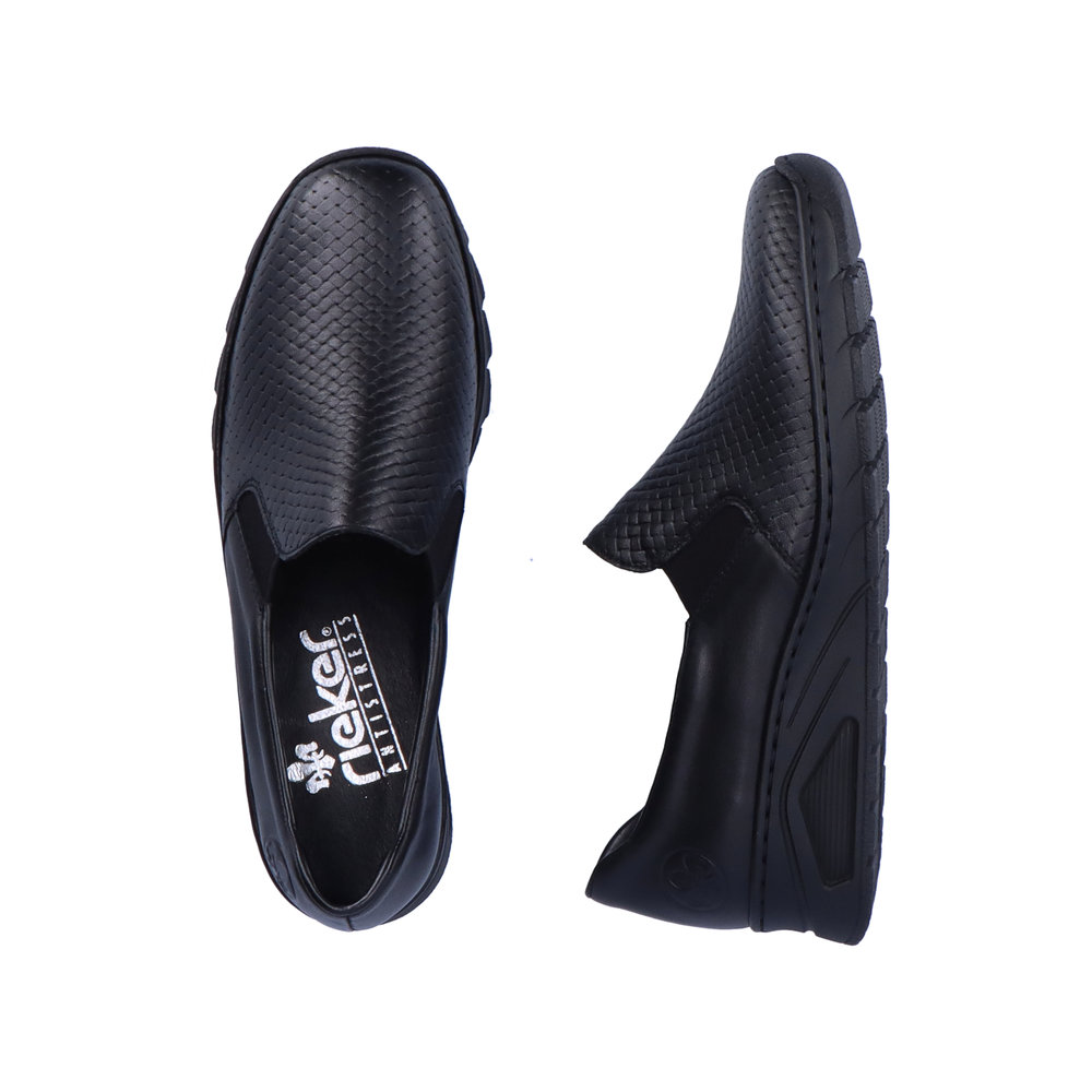 detail Dámské polobotky Rieker N3363-01 černá