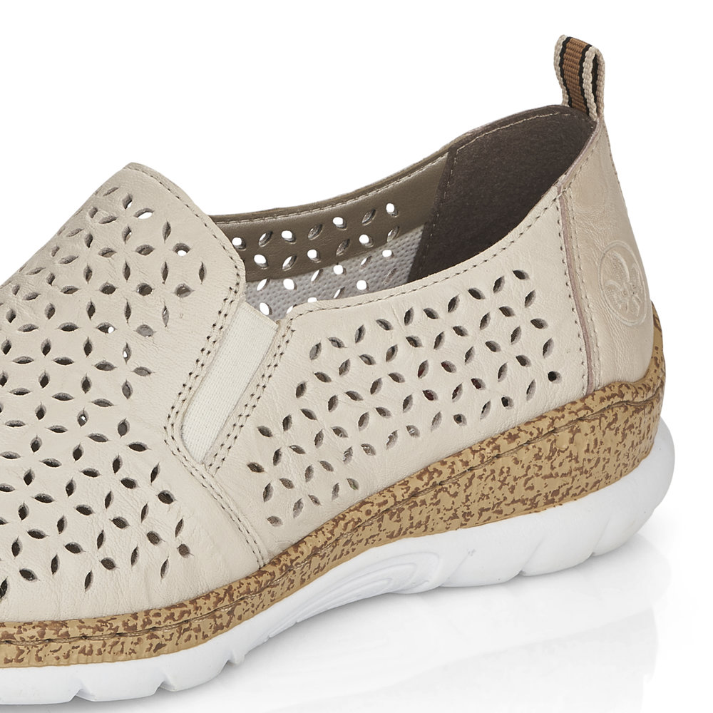 detail Dámské polobotky Rieker N4251-60 béžová