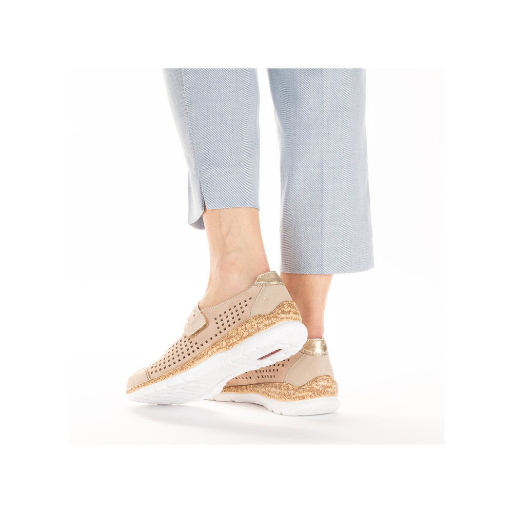 detail Dámské baleríny Rieker N4257-60 béžová