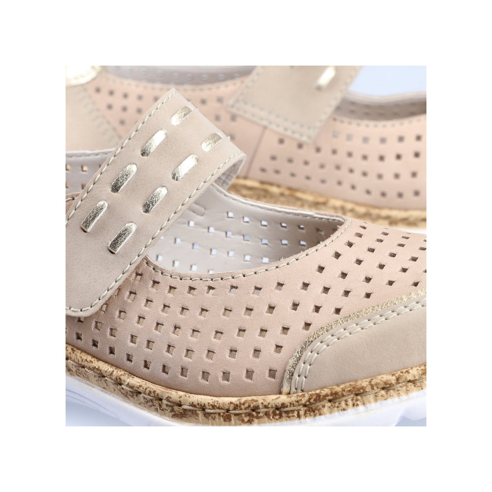 detail Dámské baleríny Rieker N4257-60 béžová