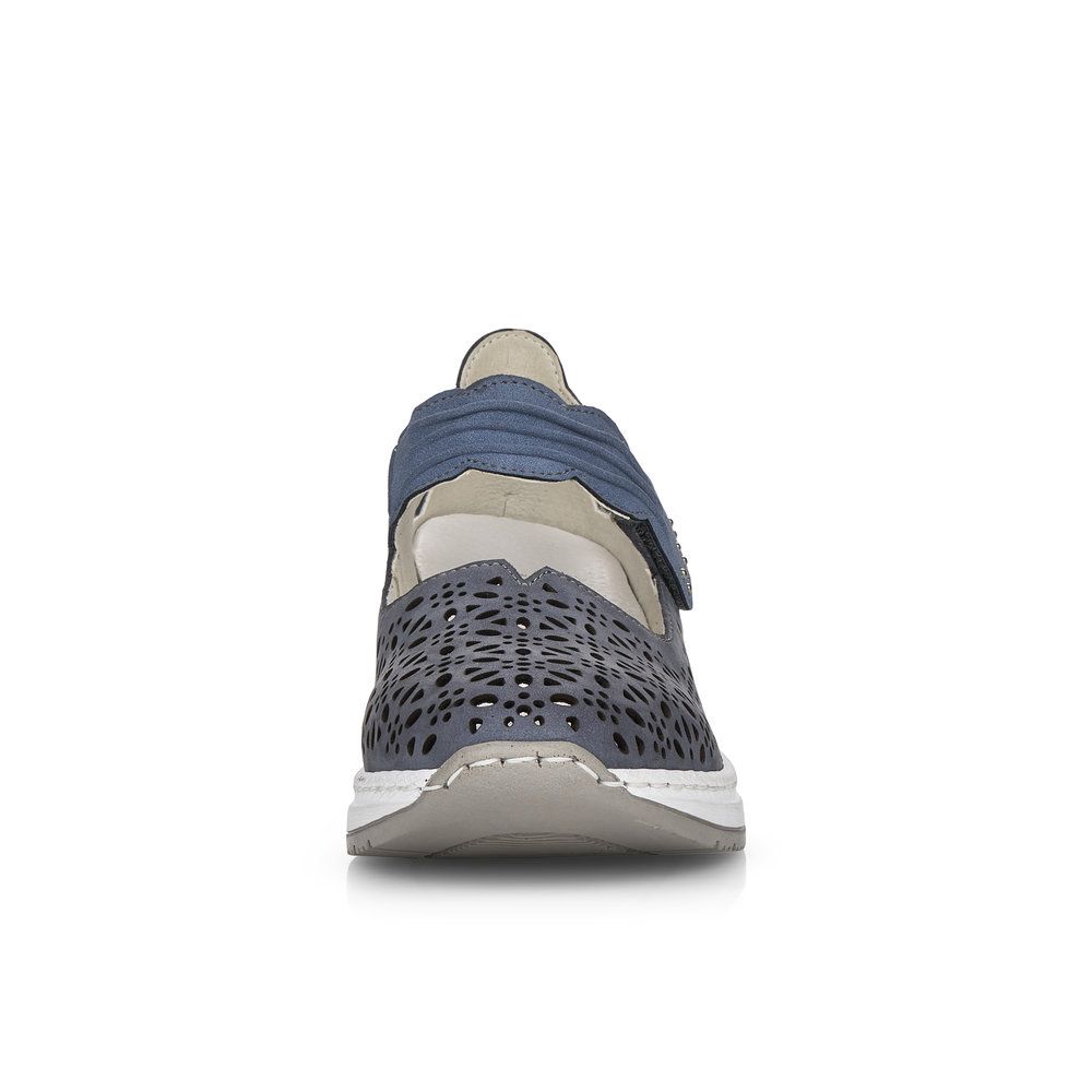 detail Dámské polobotky Rieker N4367-14 modrá