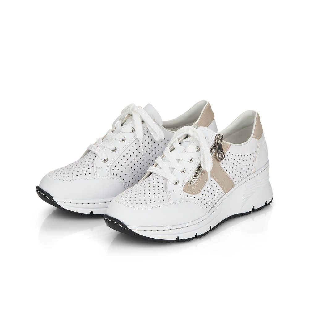 detail Dámské tenisky Rieker N6304-80 bílá