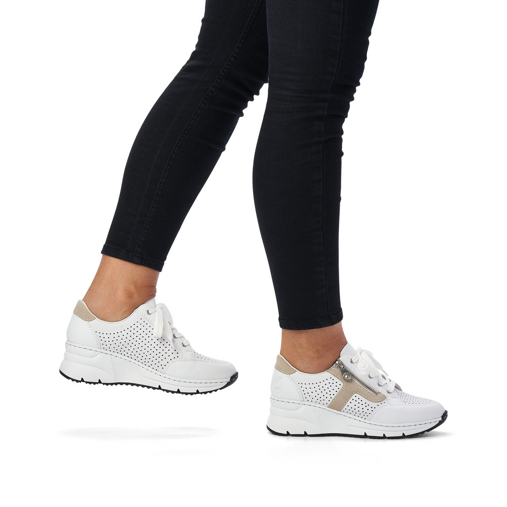 detail Dámské tenisky Rieker N6304-80 bílá