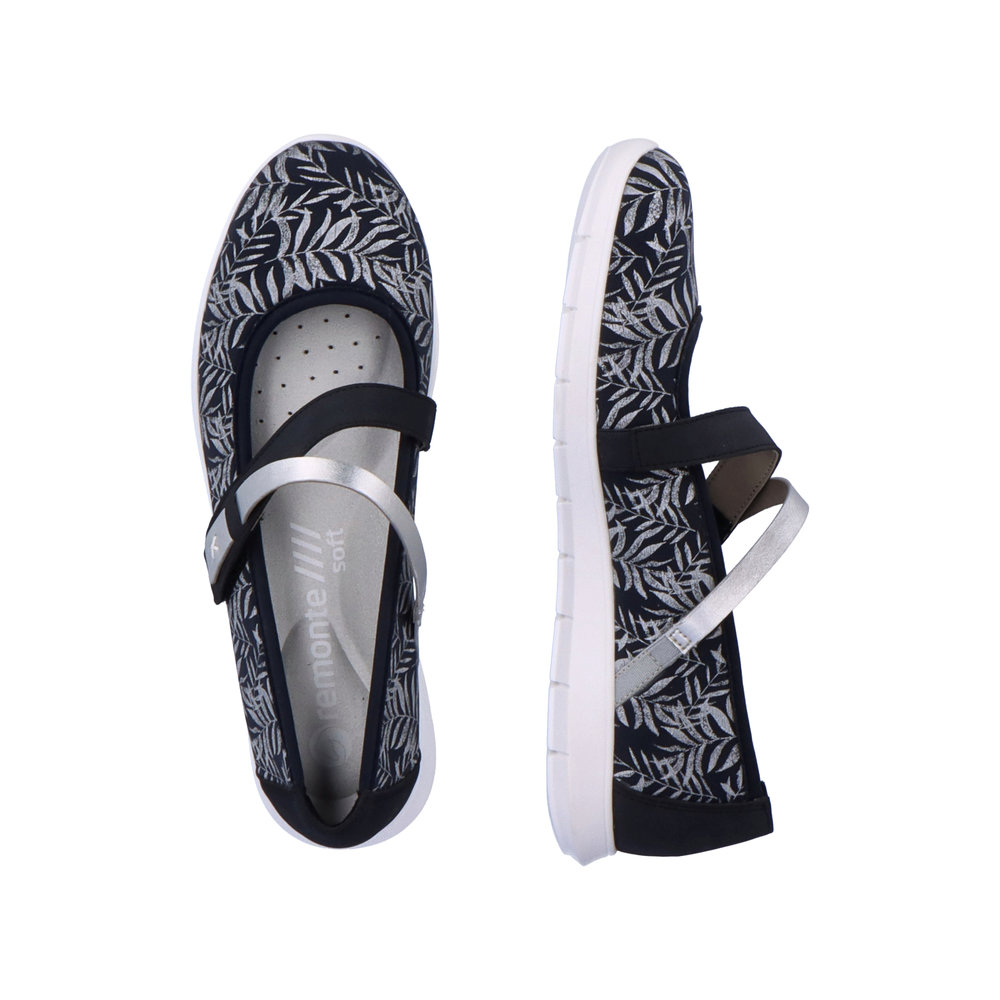 detail Dámské baleríny Remonte R7109-14 modrá