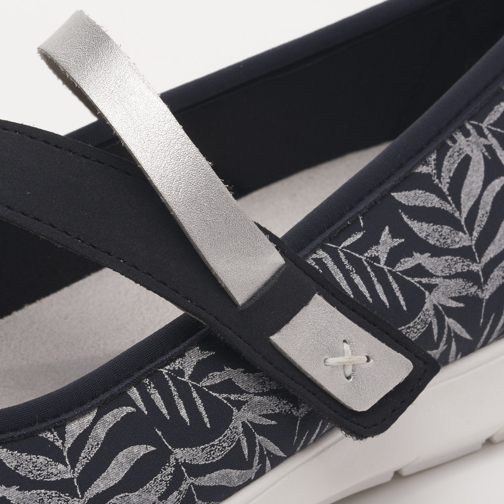 detail Dámské baleríny Remonte R7109-14 modrá