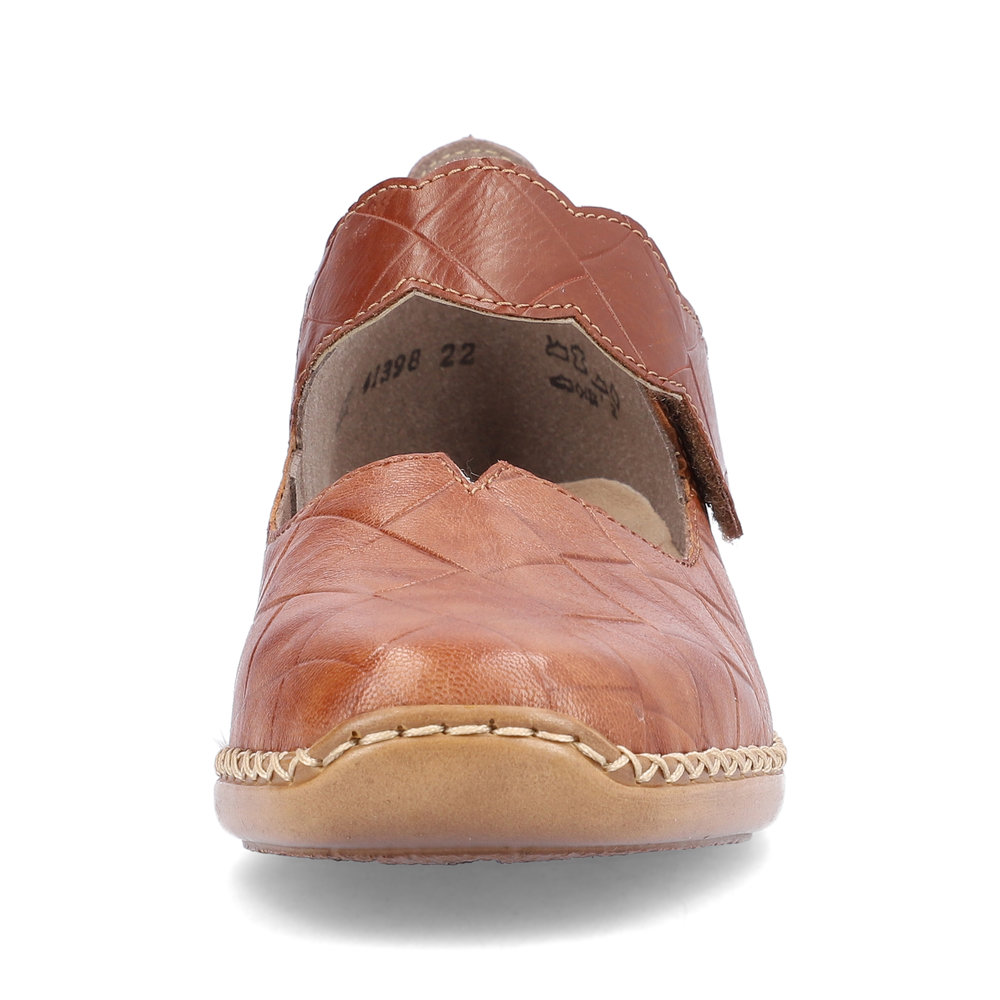 detail Dámské polobotky Rieker 41398-22 hnědá