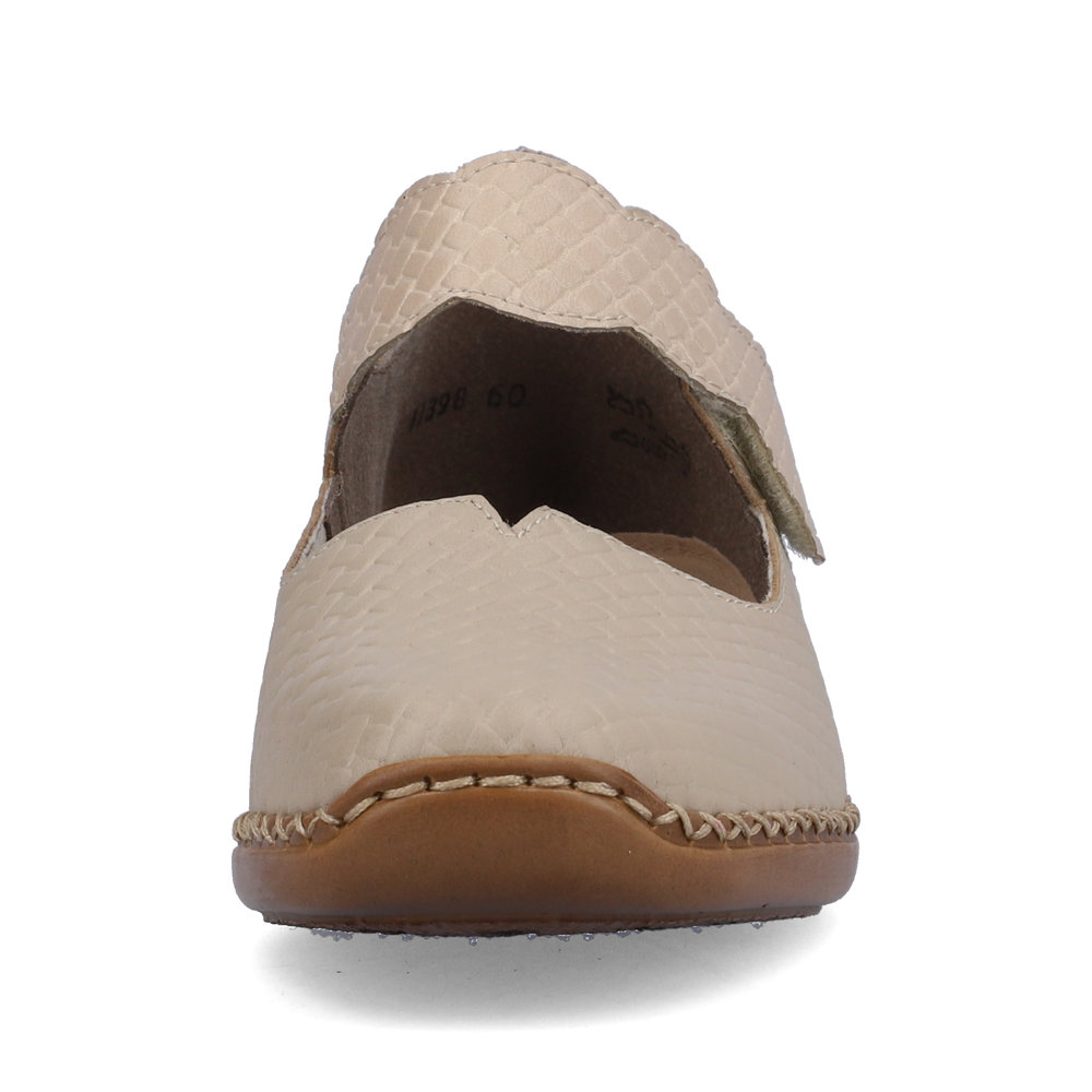 detail Dámské polobotky Rieker 41398-60 béžová