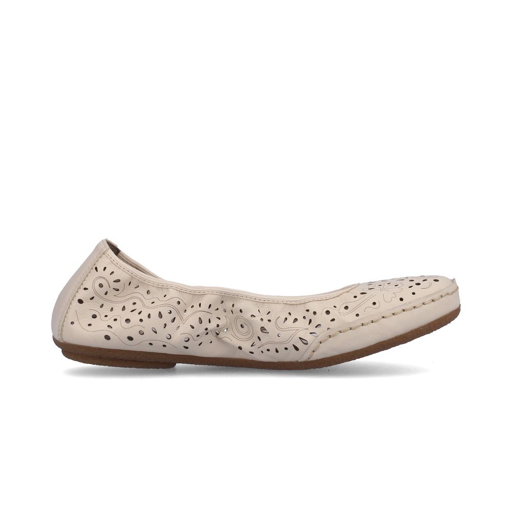 detail Dámské baleríny Rieker 41460-60 béžová