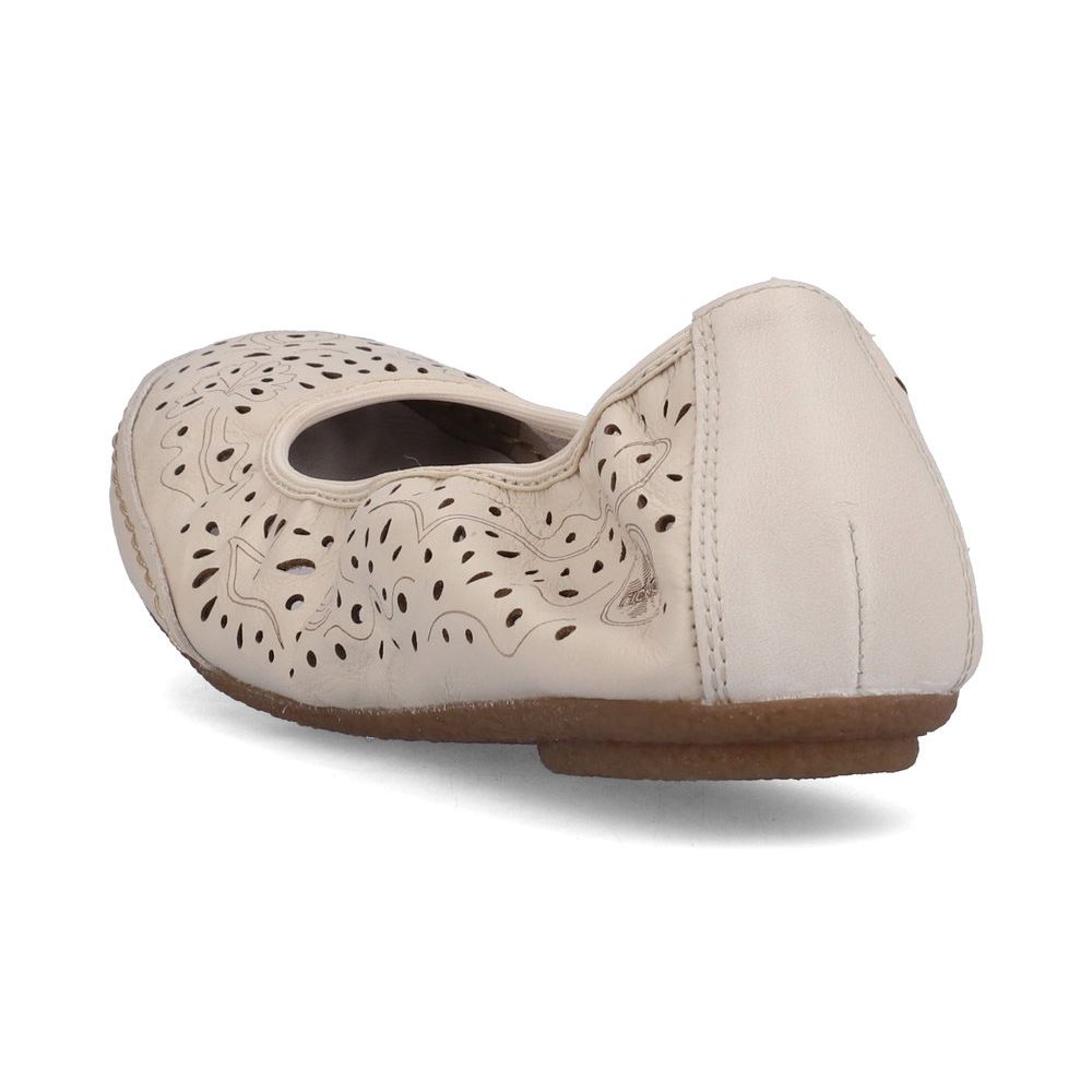 detail Dámské baleríny Rieker 41460-60 béžová