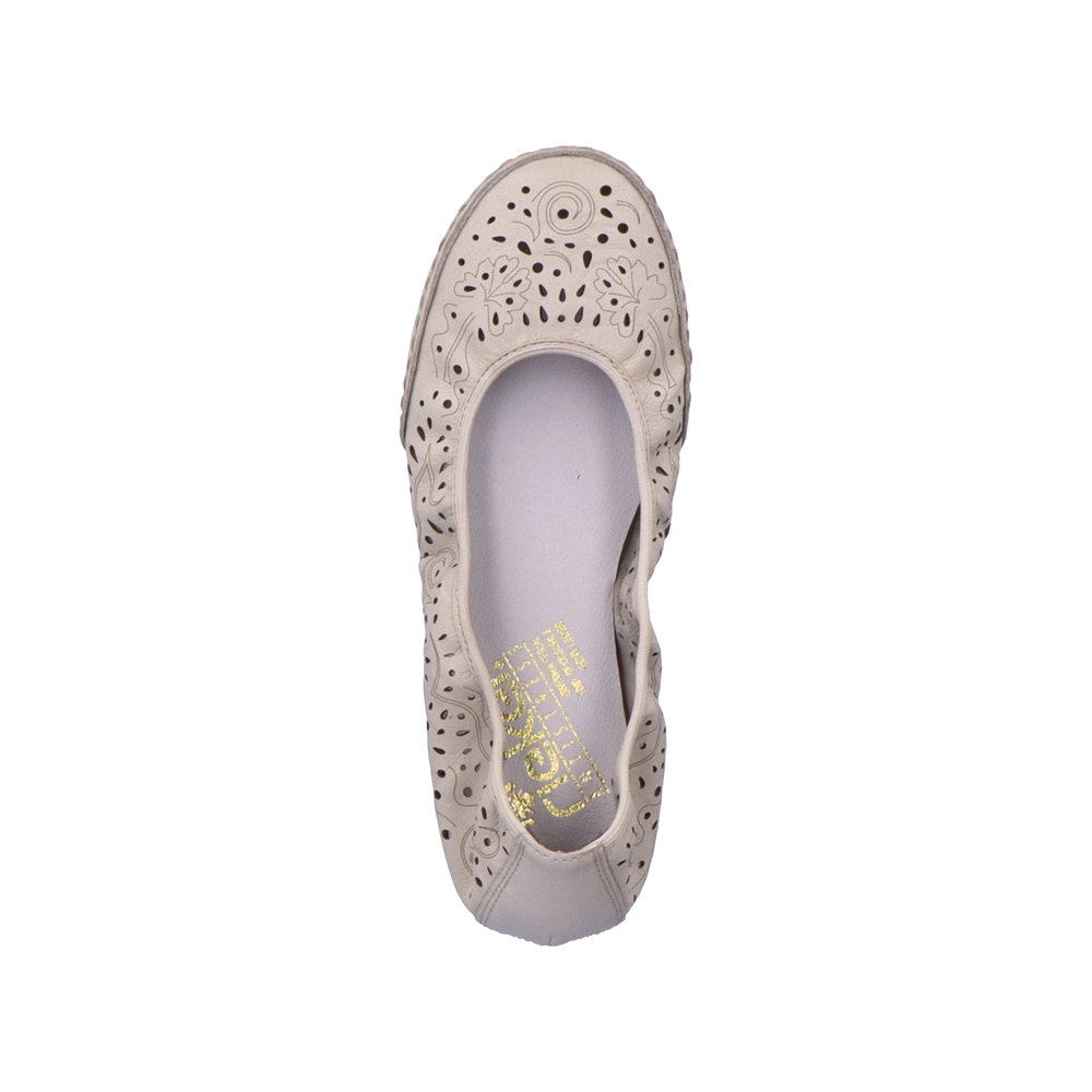 detail Dámské baleríny Rieker 41460-60 béžová