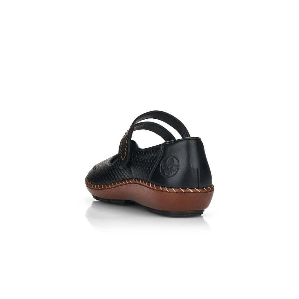 detail Dámské baleríny Rieker 44871-00 černá