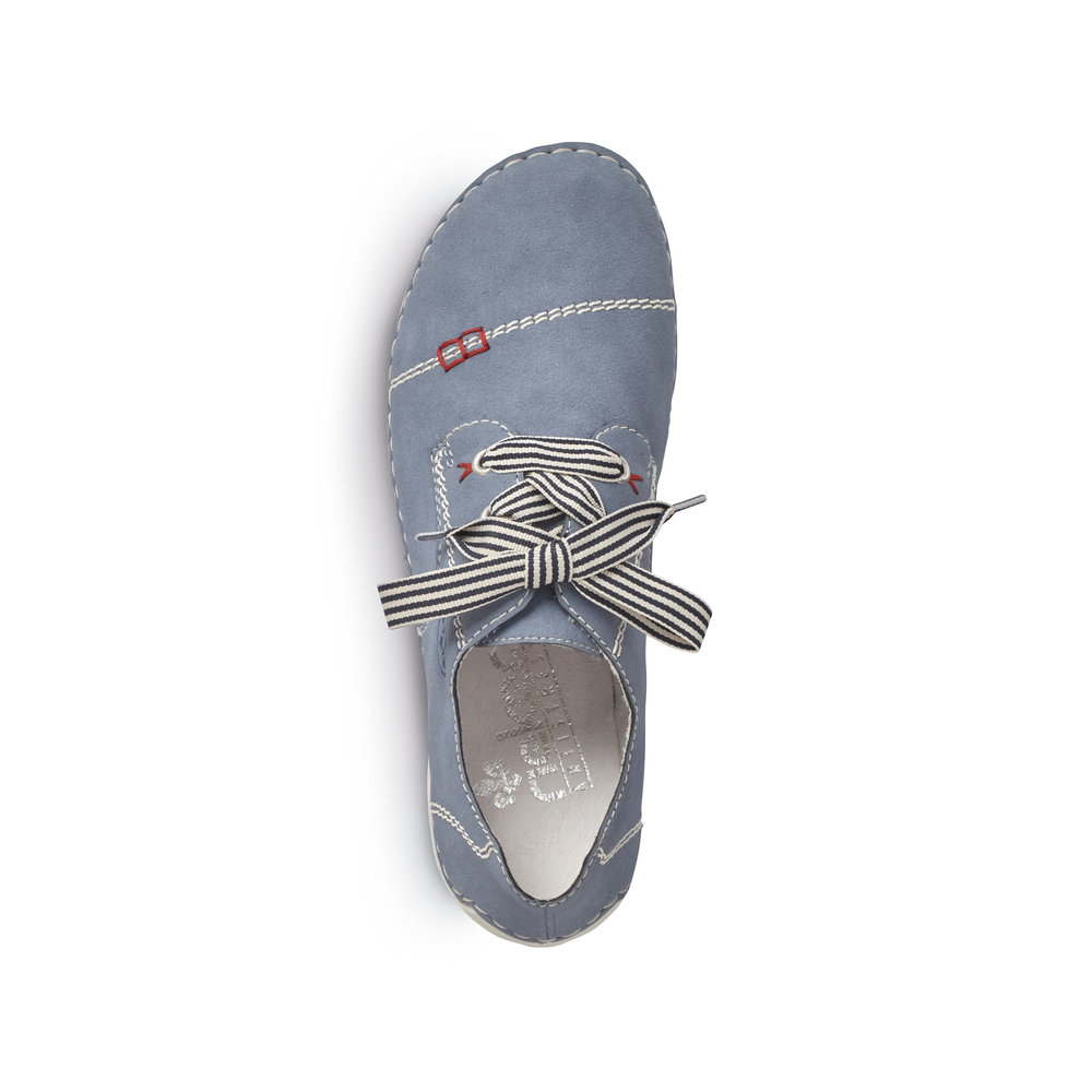 detail Dámské polobotky Rieker 52520-14 modrá