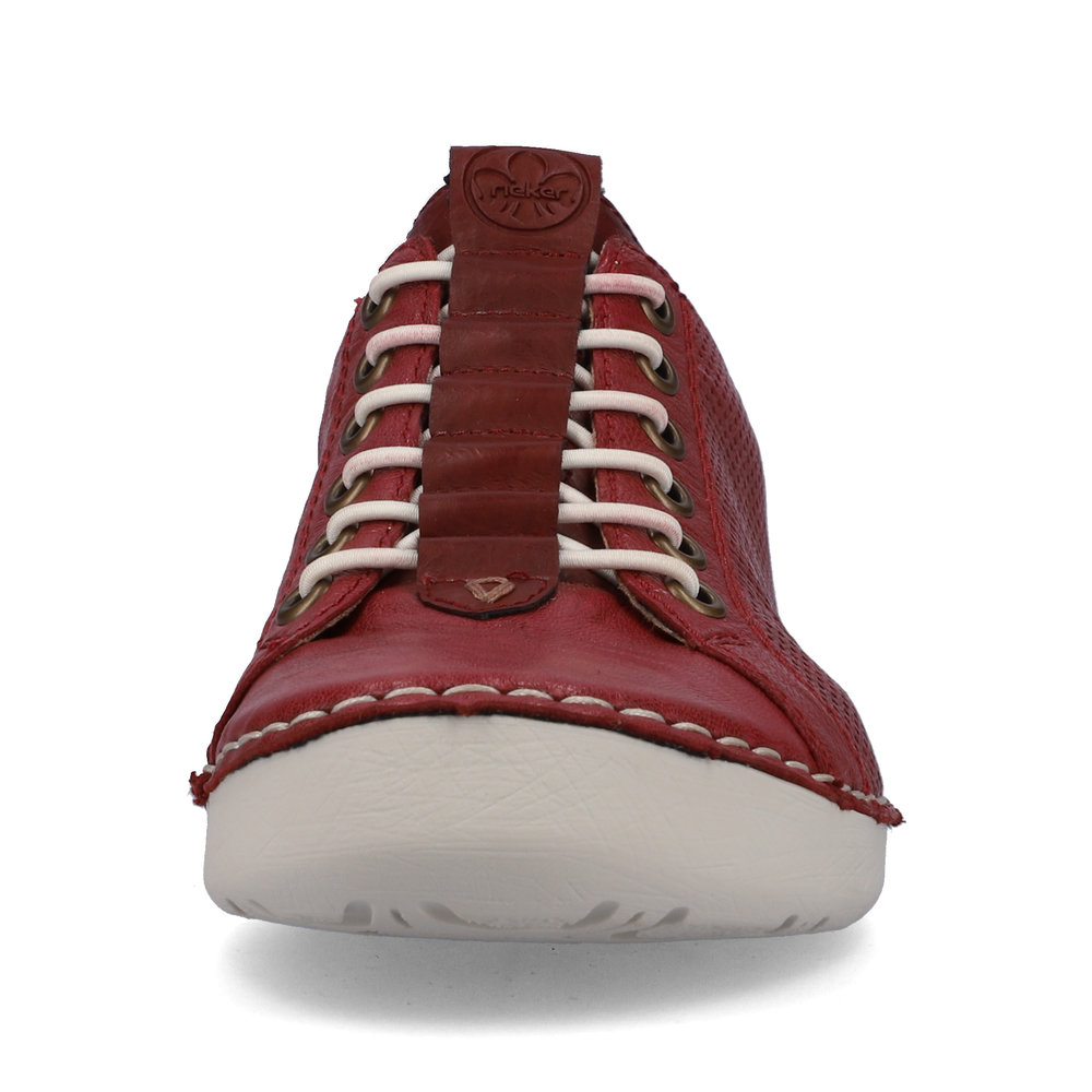 detail Dámské polobotky Rieker 52585-35 vínová