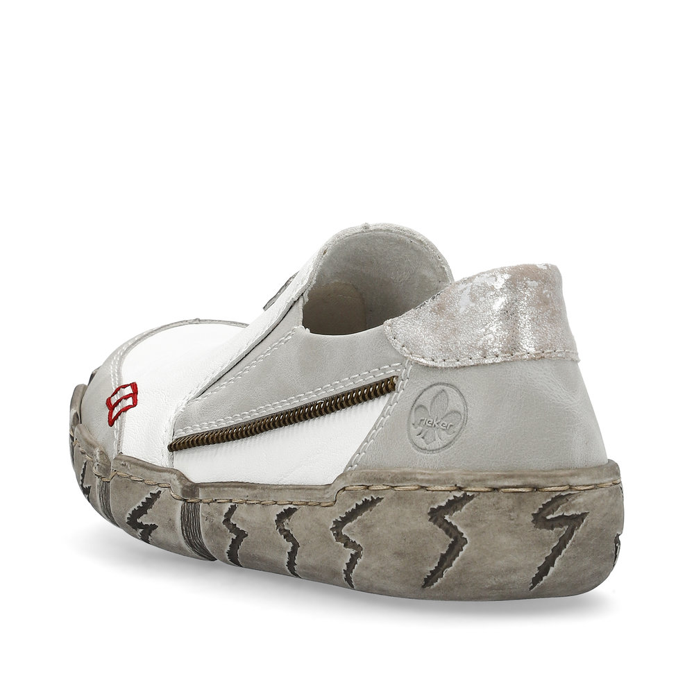 detail Dámské mokasíny Rieker L0359-80 bílá