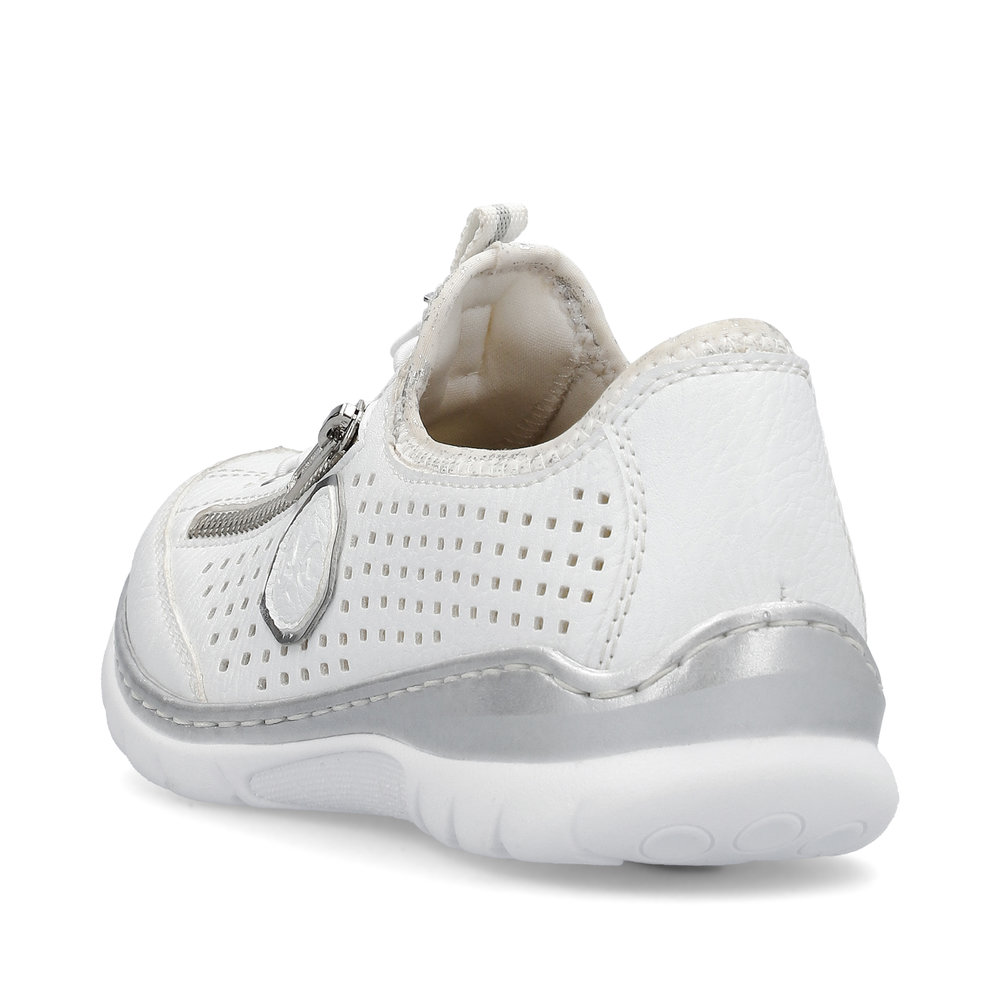 detail Dámské polobotky Rieker L3296-82 bílá