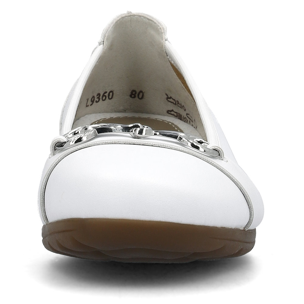 detail Dámské baleríny Rieker L9360-80 bílá