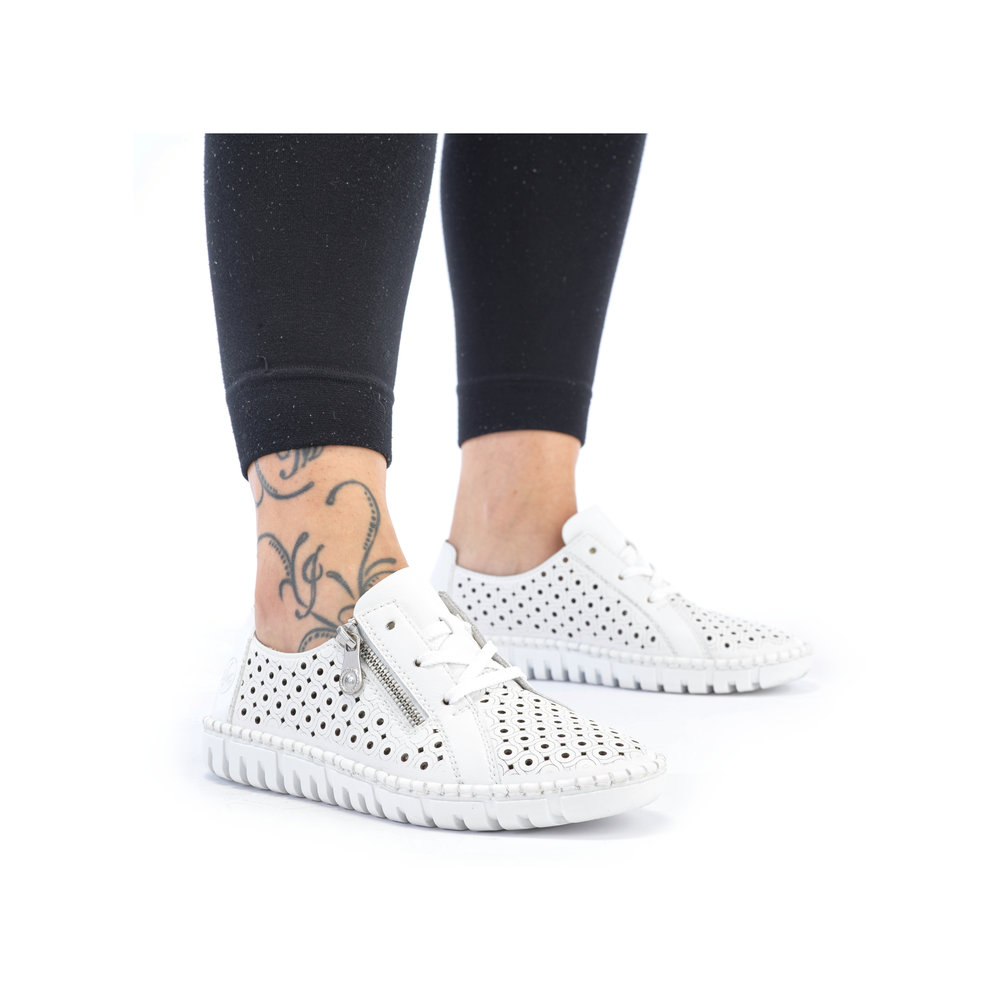 detail Dámské tenisky Rieker M2300-80 bílá