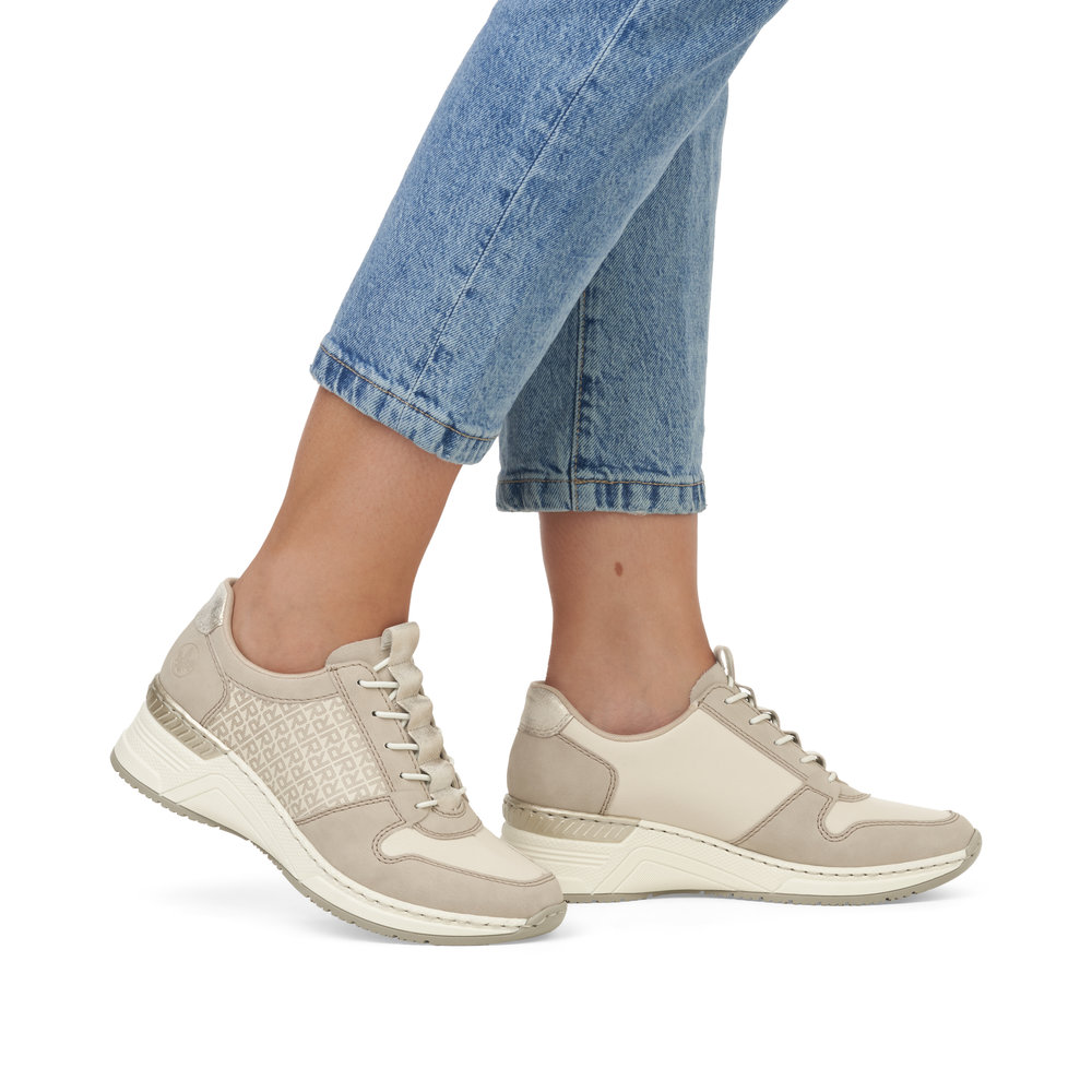 detail Dámské tenisky Rieker N4368-62 béžová