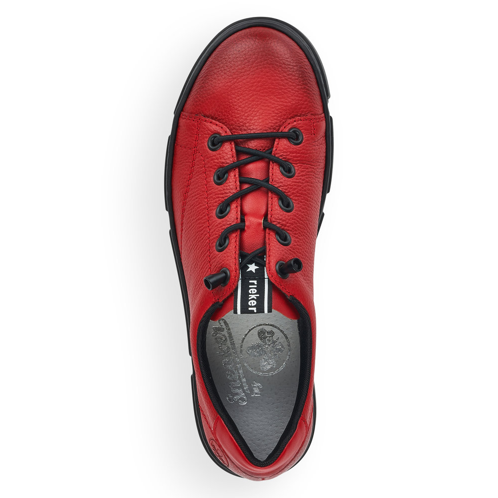 detail Dámské kožené tenisky Rieker N5903-33 červená