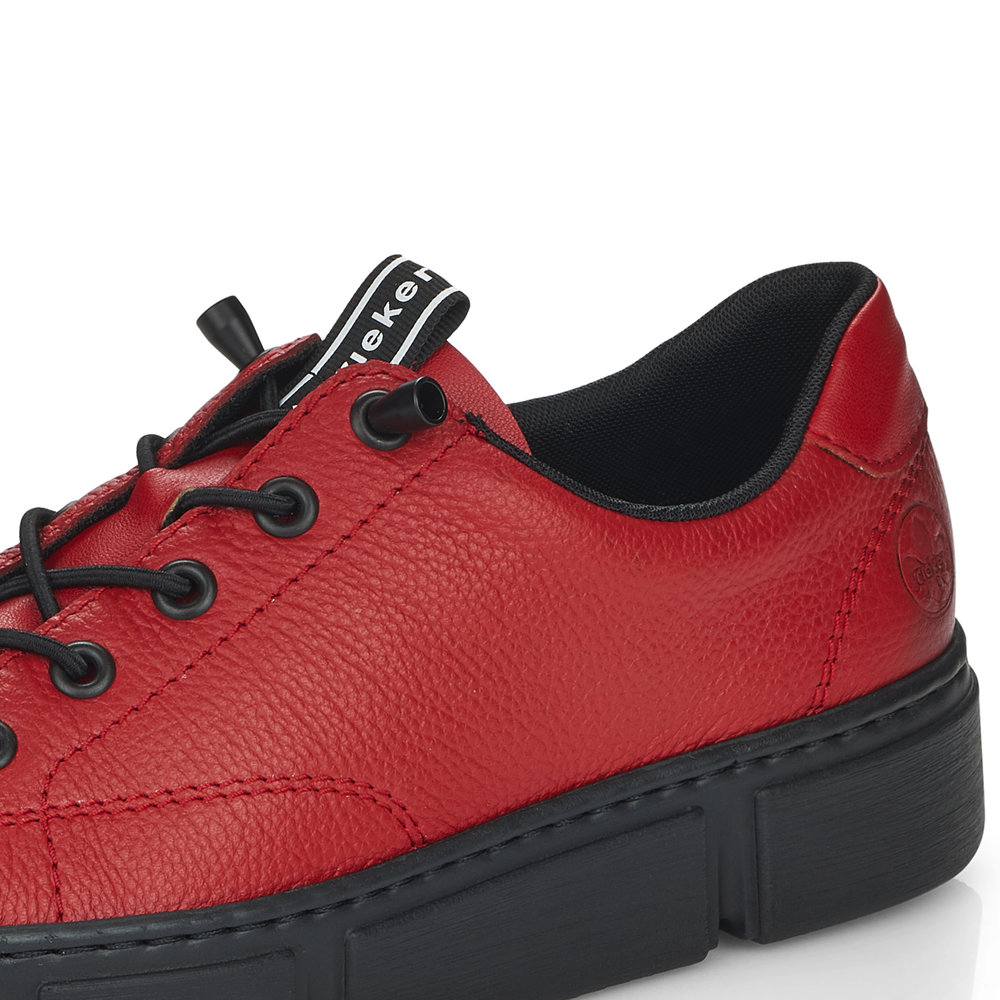 detail Dámské kožené tenisky Rieker N5903-33 červená