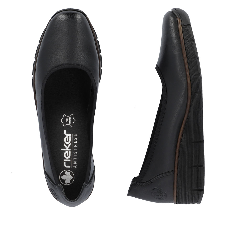 detail Dámské lodičky Rieker 53755-00 černá