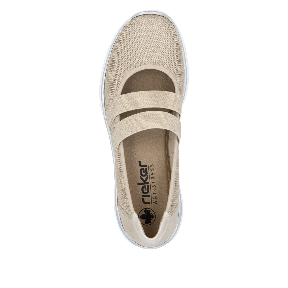 detail Dámské baleríny Rieker L3281-62 béžová