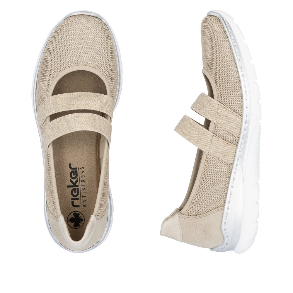 detail Dámské baleríny Rieker L3281-62 béžová
