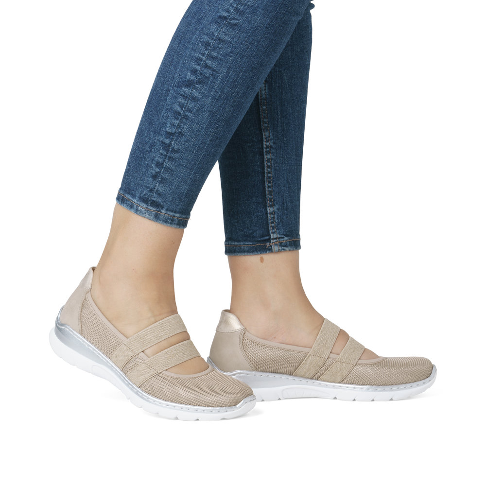 detail Dámské baleríny Rieker L3281-62 béžová