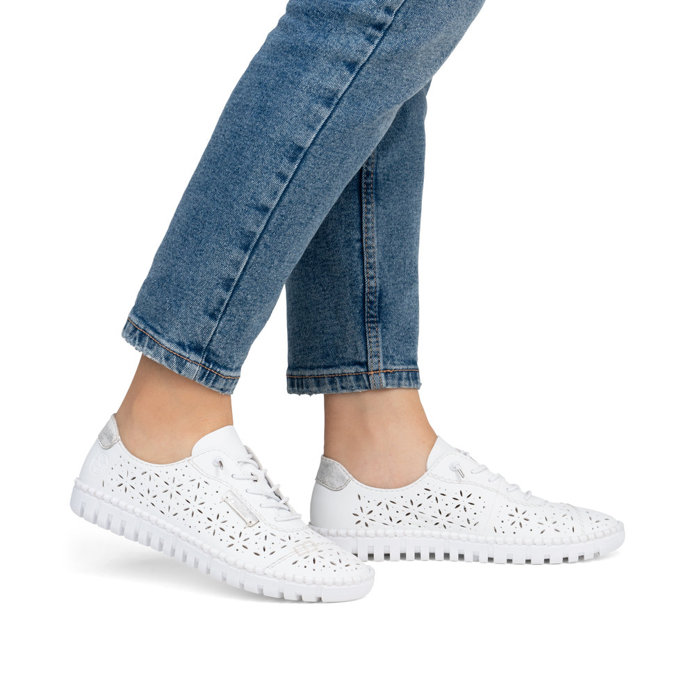 detail Dámské tenisky Rieker M2354-80 bílá