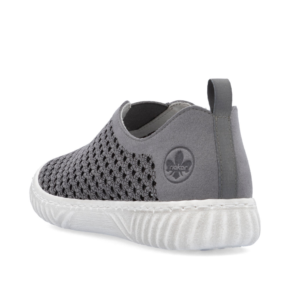 detail Dámské mokasíny Rieker N0965-43 šedá